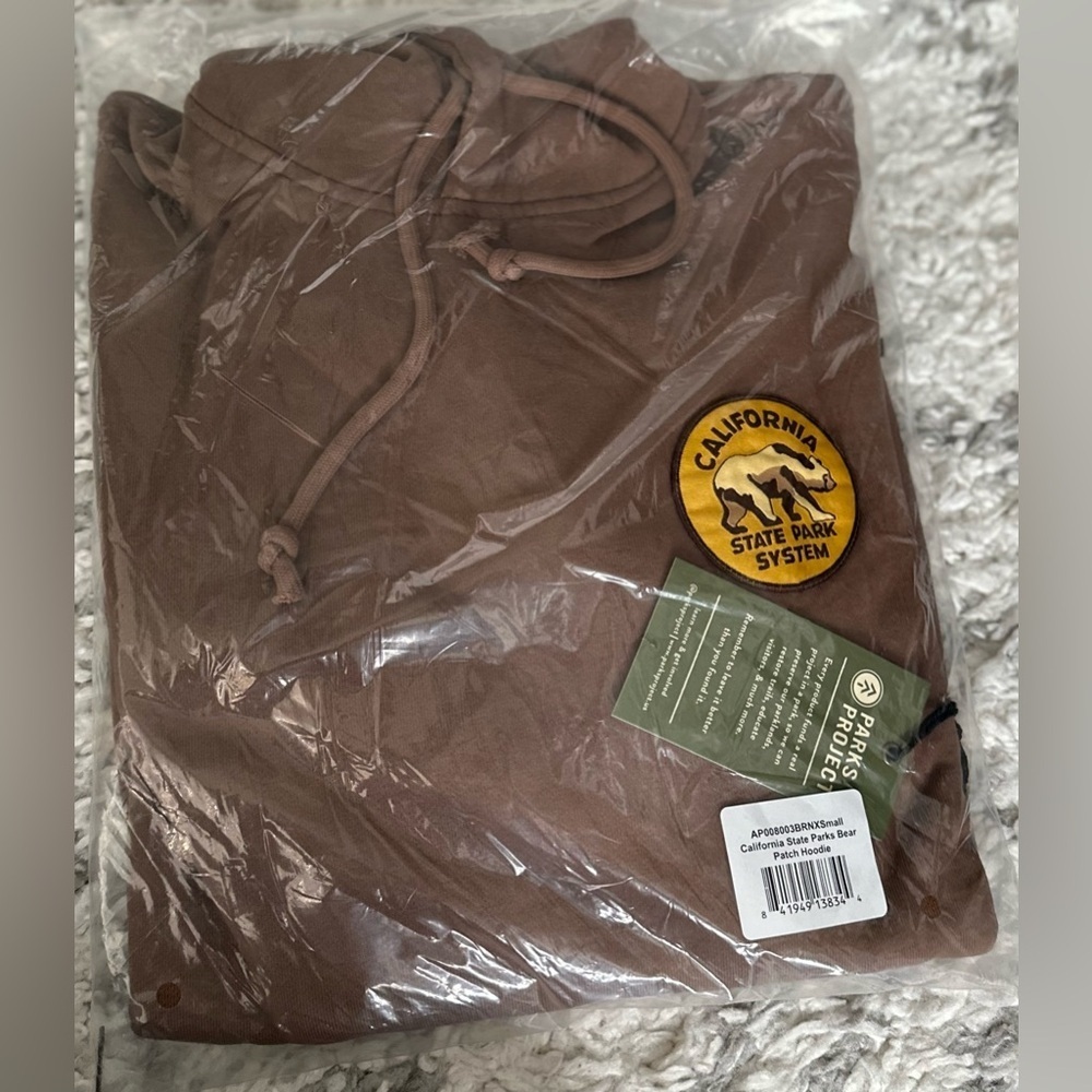 ‼️RARE‼️🎸PARKS PROJECT🎸🔥NWT🔥California State Parks Bear Patch Hoodie— XS - Picture 2 of 6